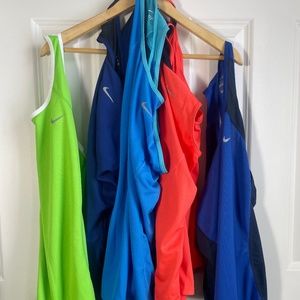Nike Dri-FIT Two-Tone Running/Workout Tanks